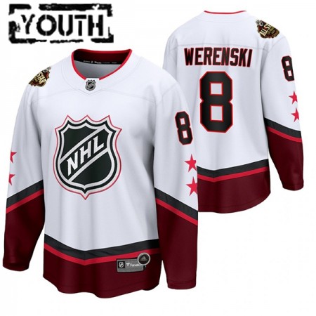 Dětské Hokejový Dres Columbus Blue Jackets Zach Werenski 8 2022 NHL All-Star Bílý Authentic